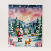 Rompecabezas del tema de los navidades