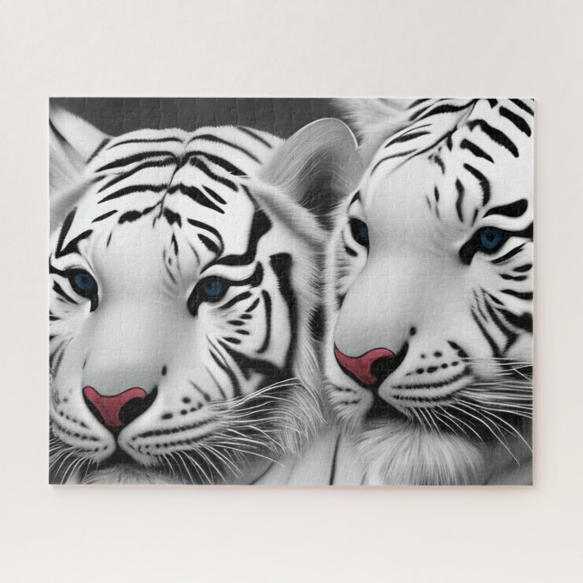 Rompecabezas del Tigre Blanco (Horizontal)