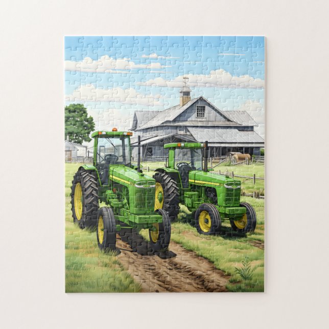 Rompecabezas del Tractor de Granjas (Vertical)