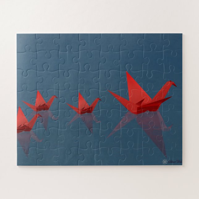 Rompecabezas del tranquilo día lluvioso (Horizontal)