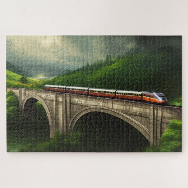 Rompecabezas del tren (Horizontal)