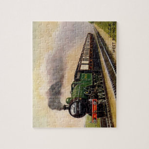 Rompecabezas del tren del vapor