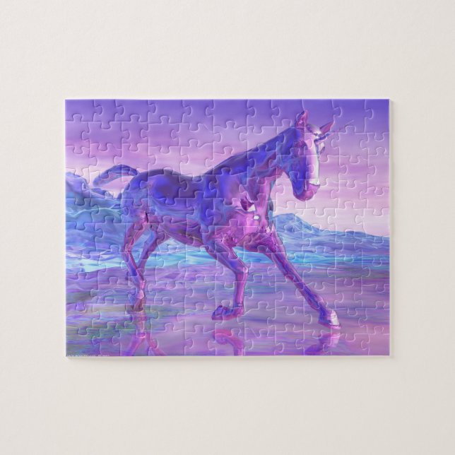 Rompecabezas del unicornio (Horizontal)