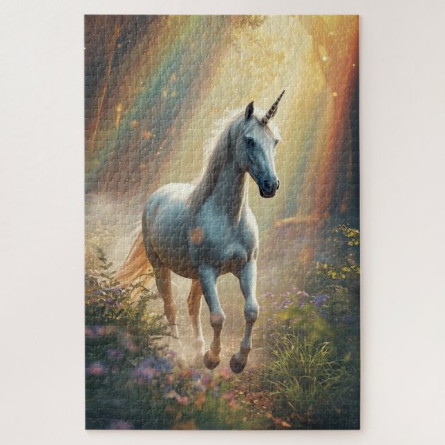 Rompecabezas del Unicornio Majestuoso (Vertical)