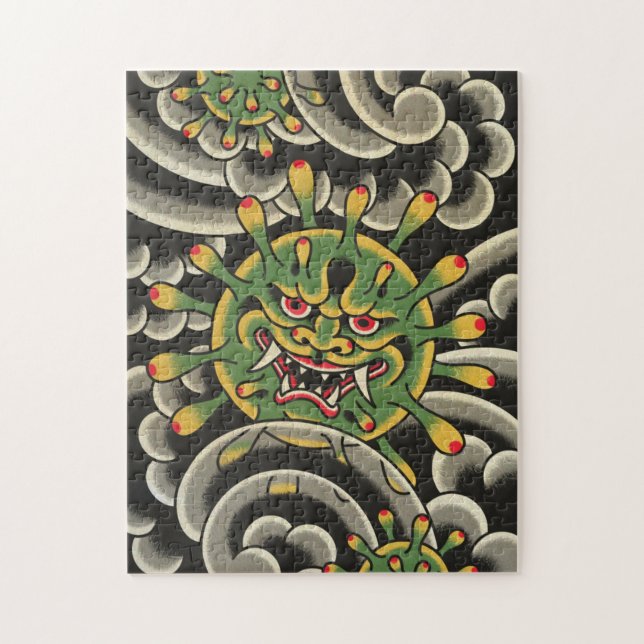 Rompecabezas del virus Corona (Vertical)