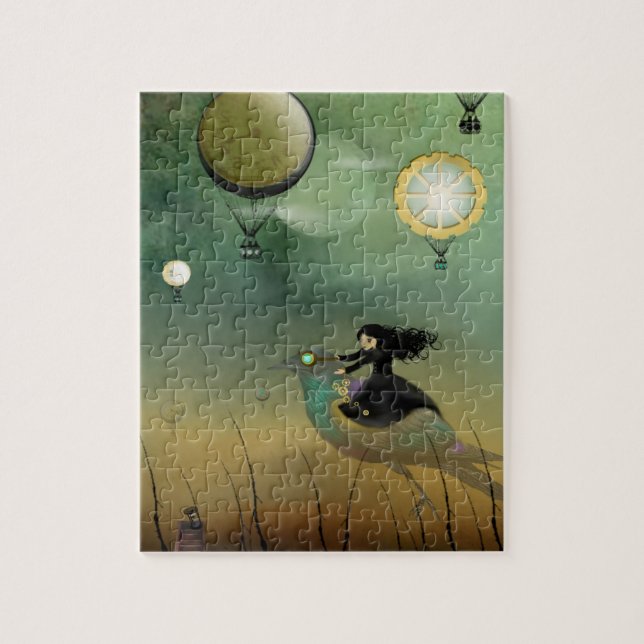 Rompecabezas del vuelo de Steampunk (Vertical)