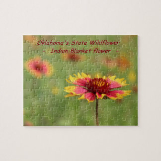 Rompecabezas del Wildflower del estado de Oklahoma