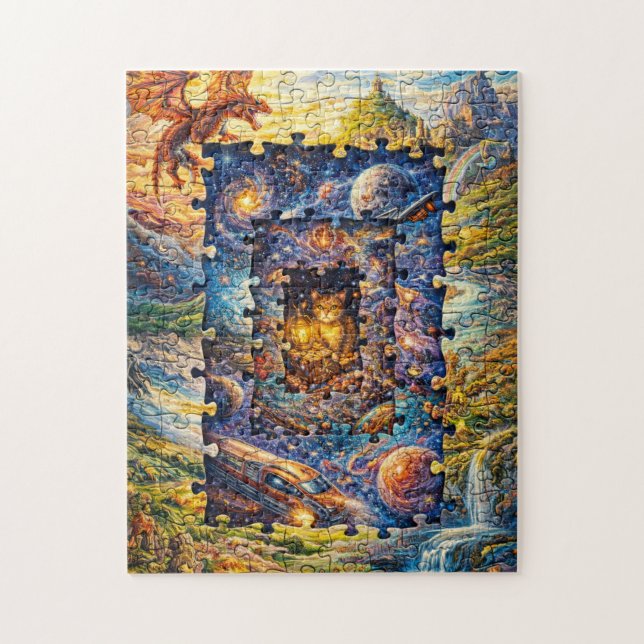 Rompecabezas dentro de un rompecabezas anidado que (Vertical)