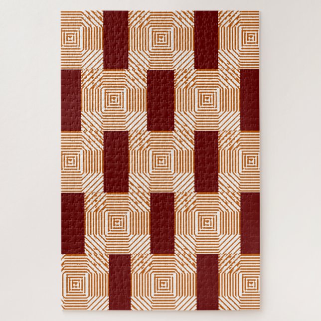 Rompecabezas desafiando la Borgoña Blanca (Vertical)