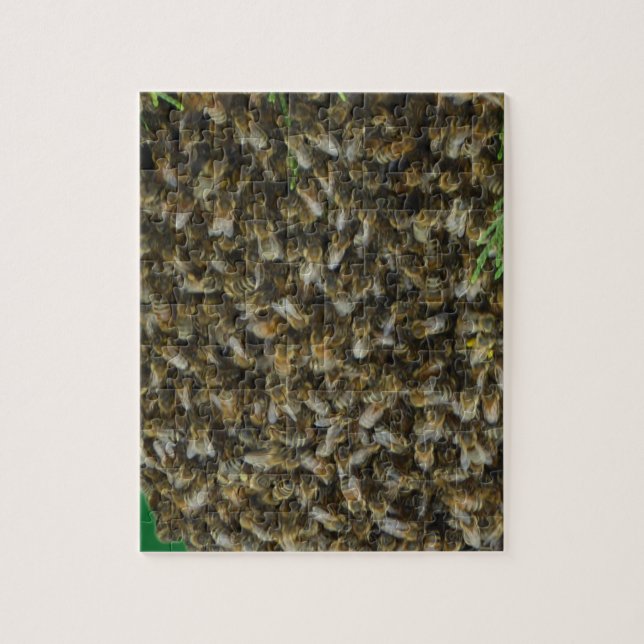 Rompecabezas desafiante de enjambre de abejas (Vertical)