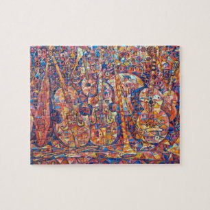 rompecabezas difícil de los instrumentos musicale