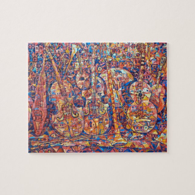 rompecabezas difícil de los instrumentos musicales (Horizontal)