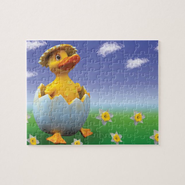 Rompecabezas diseñado para pollo (Horizontal)