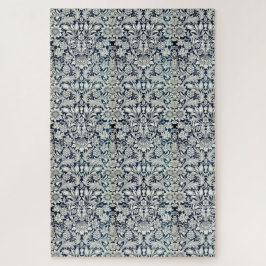 Rompecabezas - Diseño de fondo azul y blanco