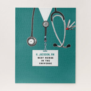 Rompecabezas divertido de enfermera