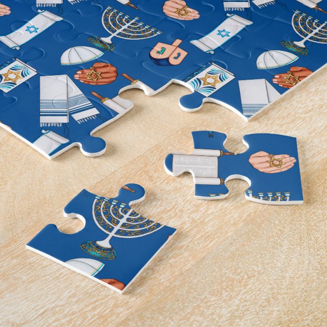 Rompecabezas divertido de Hanukkah (Lado)