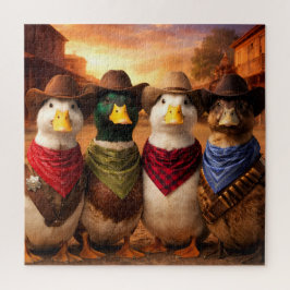 Rompecabezas Divertido de Pato Vaquero | Arte de P