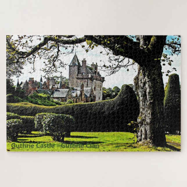 Rompecabezas divertidos de Guthrie Castle-Guthrie (Horizontal)