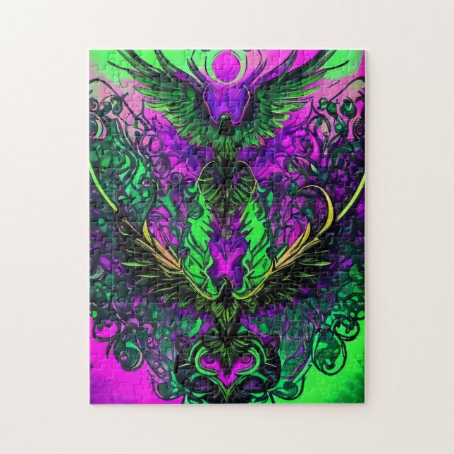 Rompecabezas doble de armonía con las aves - 252 p (Vertical)