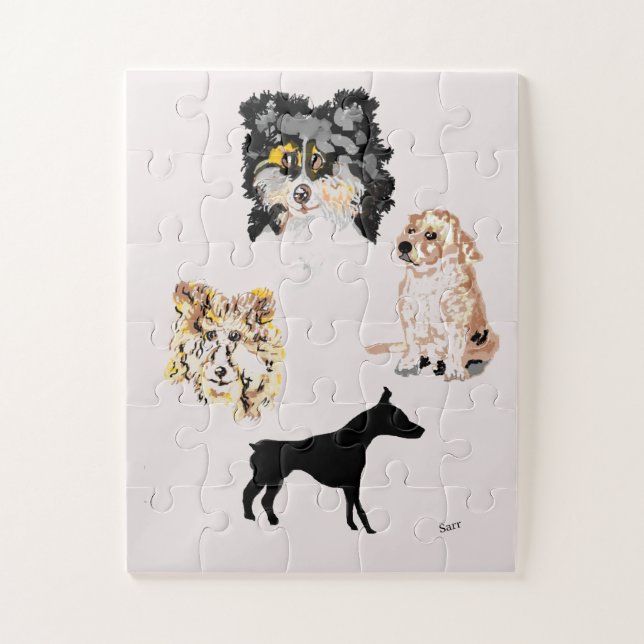 Rompecabezas : Doggie Dogs World (Vertical)