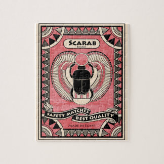 Rompecabezas egipcio del escarabajo del escarabajo