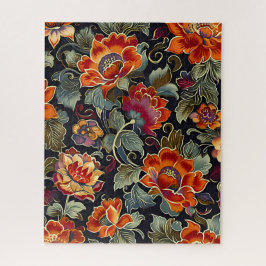 Rompecabezas Elegancia Floral Vintage