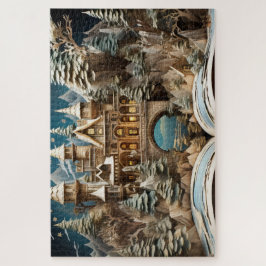 Rompecabezas emergente del castillo de los navidad