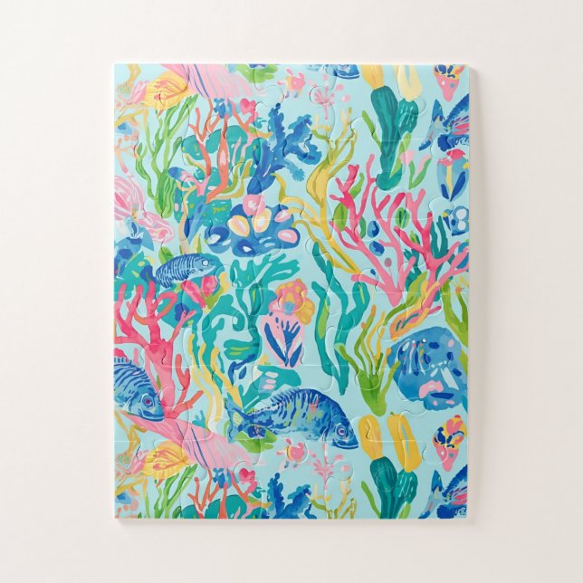 Rompecabezas en gráfico elegante (Vertical)