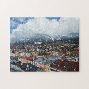Rompecabezas en los tejados de Innsbruck