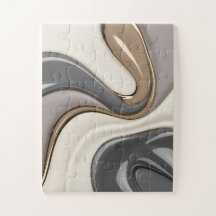 Rompecabezas en un gráfico abstracto elegante