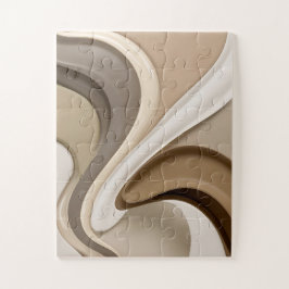 Rompecabezas en un gráfico abstracto elegante