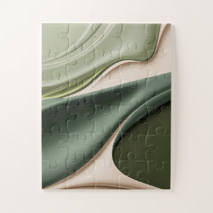 Rompecabezas en un gráfico abstracto elegante