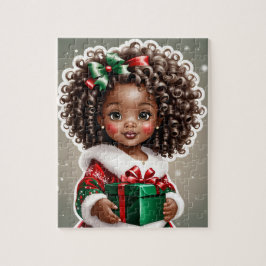 Rompecabezas entre Navidades Chicas afroamericanos