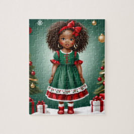 Rompecabezas entre Navidades Chicas afroamericanos