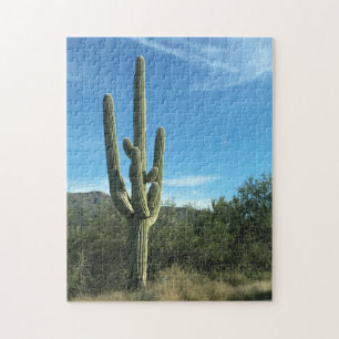 Rompecabezas escénico del desierto de Saguaro Cact