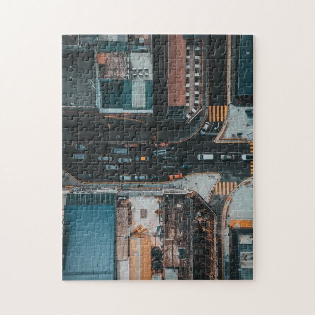 Rompecabezas escénicos El escape diario de la ciud (Vertical)