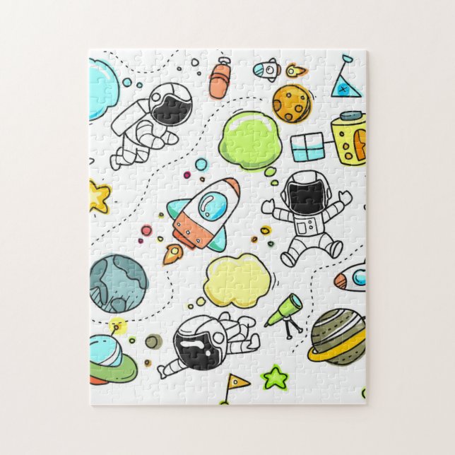 Rompecabezas Espacial de 252 Piezas para Niños (Vertical)