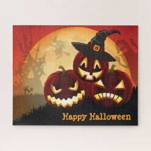 Rompecabezas espeluznante de Halloween