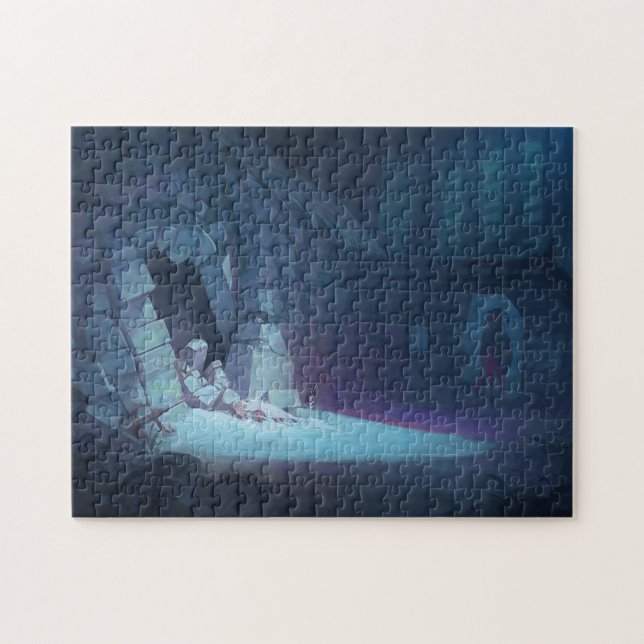 Rompecabezas espeluznante de Santa (Horizontal)