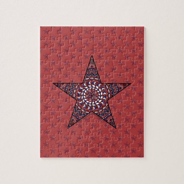 Rompecabezas Estrella de la Independencia (Vertical)
