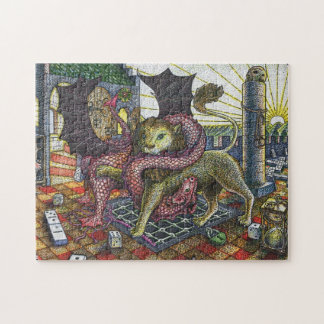 Rompecabezas extraño del ensueño