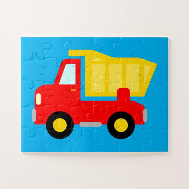 Rompecabezas fácil para los niños de la camioneta  (Horizontal)