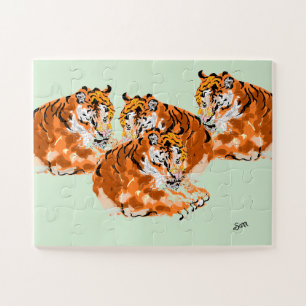 Rompecabezas : : Familia de Tigres