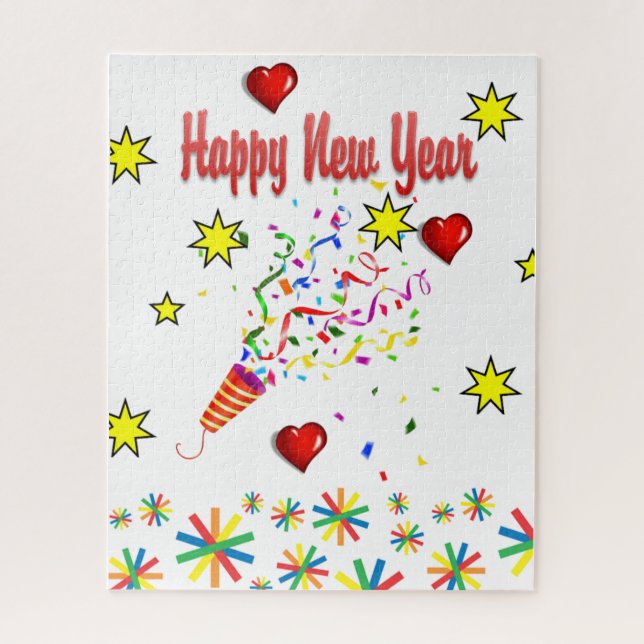 Rompecabezas Feliz Año Nuevo 2021 (Vertical)