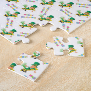 Rompecabezas Feliz día de San Patricio Feliz Cumpl