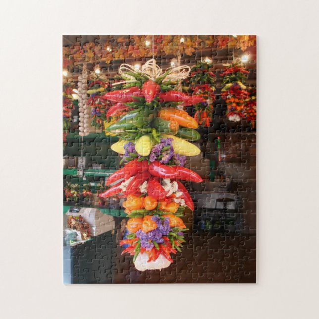 Rompecabezas Fiesta de Fuego y Flores, 11" x 14",  (Vertical)