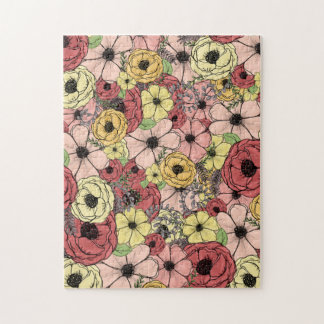rompecabezas floral