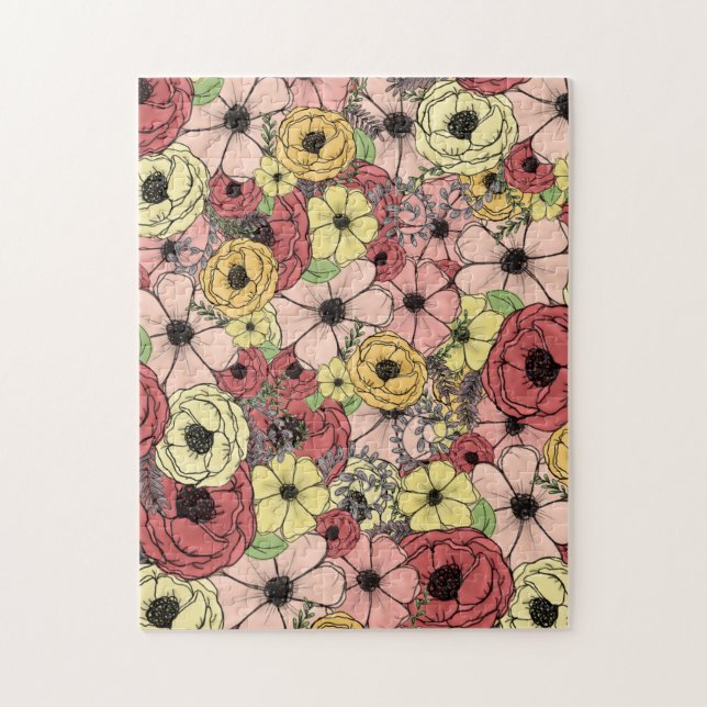 rompecabezas floral (Vertical)
