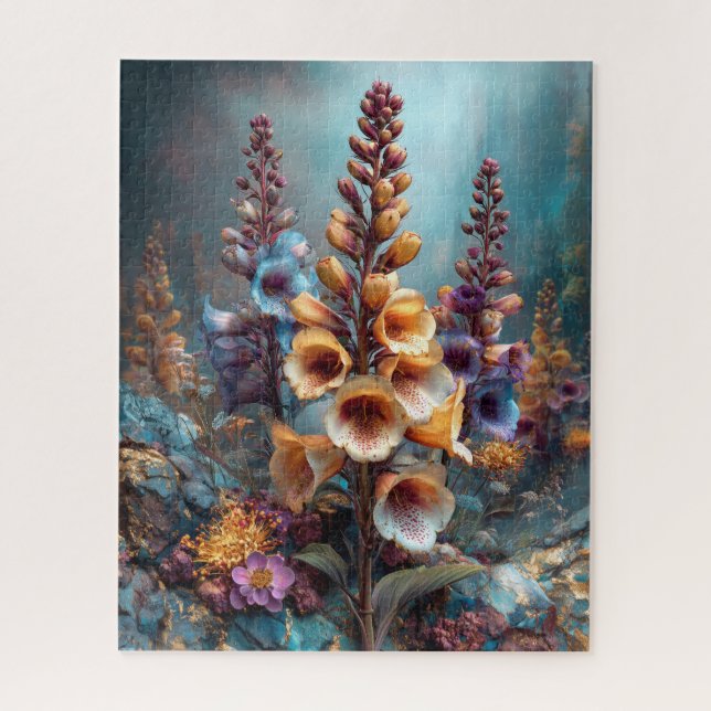 Rompecabezas Floral de Otoño (Vertical)