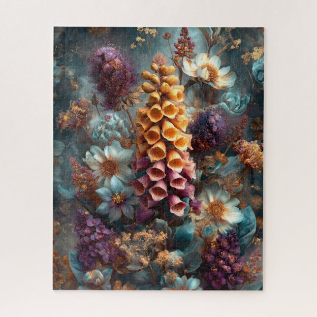 Rompecabezas Floral de Otoño (Vertical)